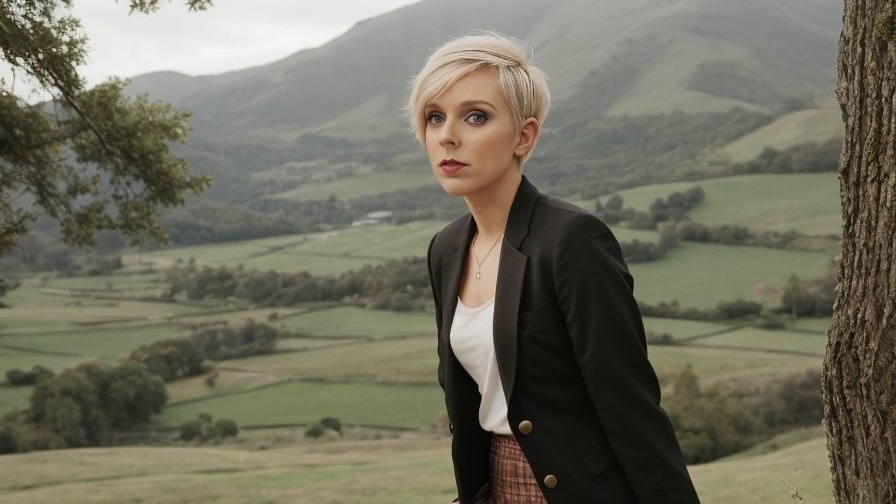 Content creator with camera